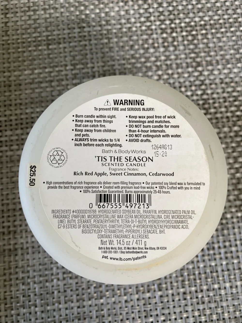 Bath & Body Works 'Tis The Season 3 wick Candle NWT - Picture 6 of 10